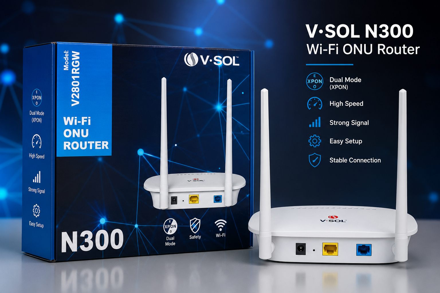 V-SOL N300 Wi-Fi ONU Router